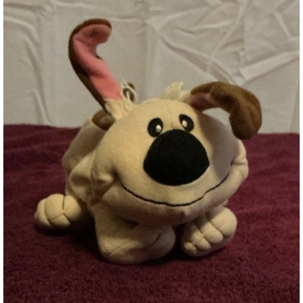 Disney Store Little Brother Mulan Bean Bag Dog Plush Mini 6" Vintage
